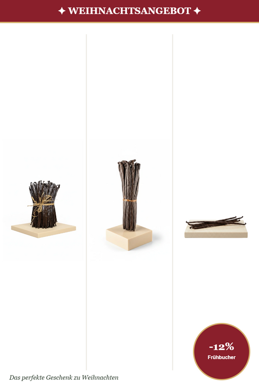 Vanille Weihnachtsset Trio – Mexiko, Tahiti & Indonesia, Weihnachtsangebot -12%